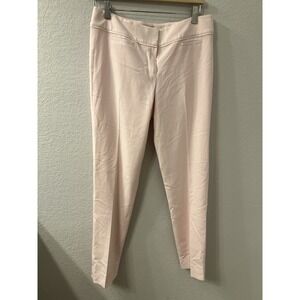White House Black Market Women's The Slim Ankle Pants Size 6 Rose Smoke